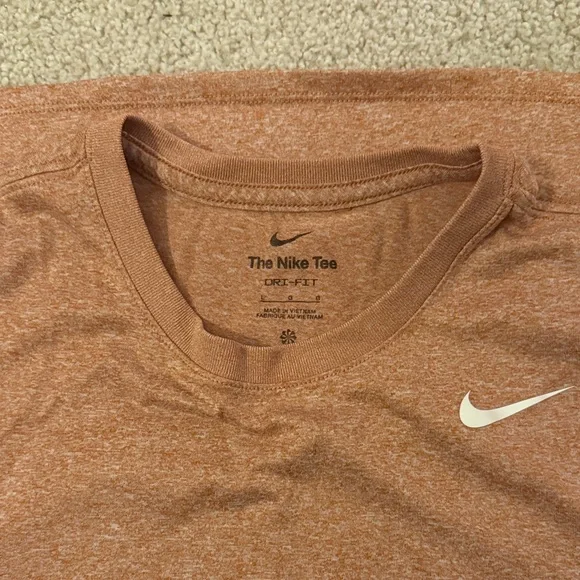 Nike Burnt Orange Athletic Tee - Picture 2 of 2